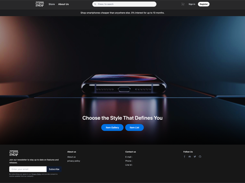 ITB-MShop preview