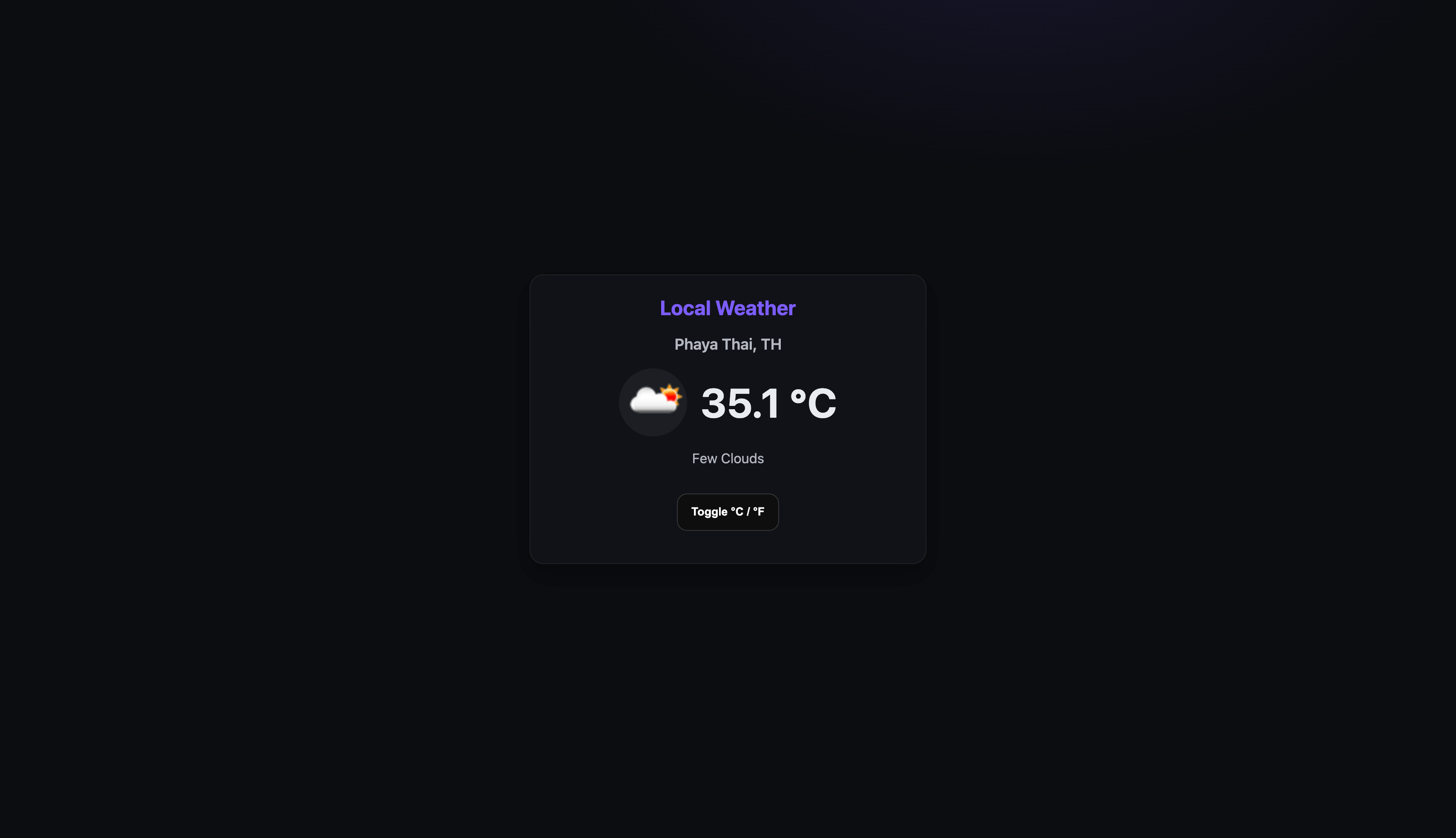 Local Weather App preview